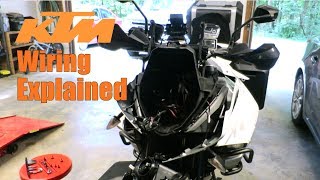 KTM 1190 1290 Accessory Wiring Explained  Back in the Garage [upl. by Akinas]