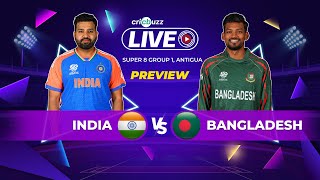 T20 World Cup Super 8  India v Bangladesh Preview [upl. by Wrightson496]