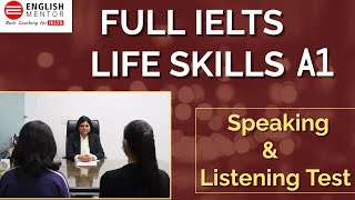 IELTS Life Skills A1 Full Test  Listening and Speaking [upl. by Eadwina]