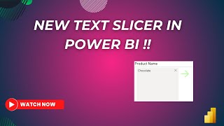 🚀 NEW Visual  Text Slicer in Power BI  Walkthrough  MiTutorials [upl. by Mitzi406]