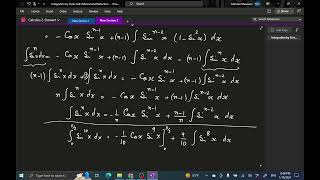 C2S Cyclic Integration by Parts with Reduction Powers of Trig Functions no audio [upl. by Terzas]