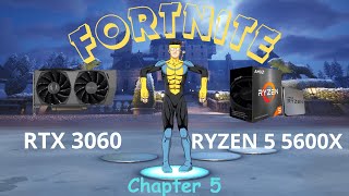 RTX 3060  Ryzen 5 5600x Fortnite Chapter 5 Directx11 [upl. by Eiramanin]