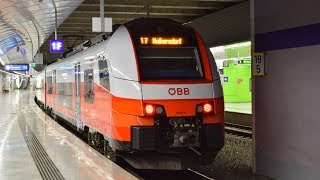 Züge ÖBB cityjet in Flughafen Wien [upl. by Arymas]