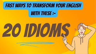 Basic idioms to fortify your daily English 🤞 Basic lesson  Quintessentiallearning [upl. by Diamond]