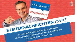 Steuernachrichten  Update 452020  Kostenlos amp schnell informiert [upl. by Amor667]