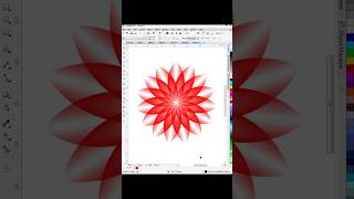 Flower Design in Corel Draw 🌺 CorelDraw X7 Tutorial in Hindi shorts coreldraw [upl. by Ahsrop]