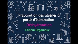 19 Préparation des alcènes à partir délimination Déshydratation [upl. by Waal322]