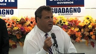 Christie Makes Final Election Push with Bus Tour [upl. by Bay354]