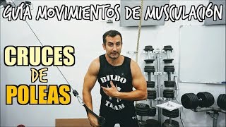 PECTORAL  Cruce de Poleas ejercicio entrenamiento pecho [upl. by Esorylime]