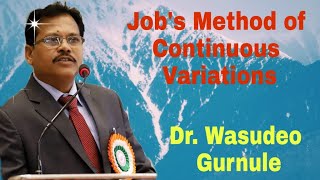 Lecture 216 Inorganic Chemistry Jobs Method of Continuous Variations Part3 [upl. by Ahcropal]