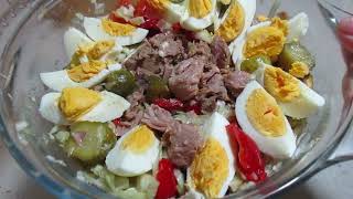 Tuna in Salad  Tunjevina u Salati [upl. by Xenos]