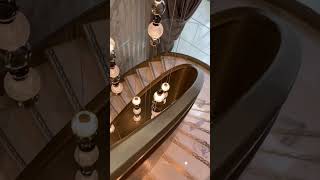 This spiral staircase is like a piece of art Wondering what its made of luxuryhomes staircase [upl. by Rosena445]