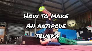 Antipode Foot Juggling How To Make A TrunkaCylinderTubeCigar [upl. by Dalt]