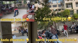 Diwali sa pehla collage ma kra bada dhamakacanteen m lag gyi aag 🔥 [upl. by Elocel629]