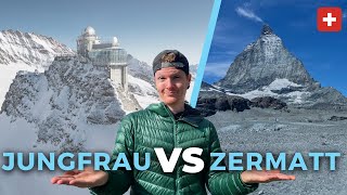 ZERMATT vs JUNGFRAU REGION Which is better [upl. by Tiff]