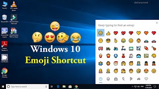 Windows 10 Emoji Shortcut Key  How to Add Emojis to File and Folder Names In Windows 10 [upl. by Taran]