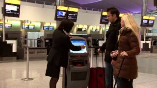 United — London Heathrow T2 check in [upl. by Akiam961]