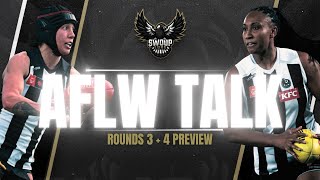 AFLW Talk  Preview and Chat  Swoop and Amy [upl. by Ymirej]