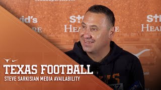 Steve Sarkisian Media Availability April 9 2024 [upl. by Nehttam]