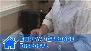 Home Repair amp Maintenance  How to Empty a Garbage Disposal [upl. by Odrareg]