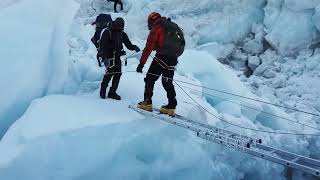 Everest 2022 Khumbu Icefall Climbing Base Camp to Summit [upl. by Livvy170]