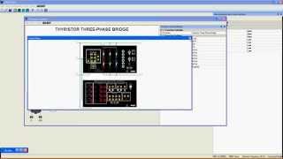 Thyristor Three Phase Bridge  Thyristor Control  9063 [upl. by Charles45]