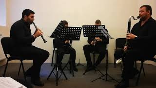 Stadler Clarinet Quartet Romania  quotRECALLSquot by Ilio Volante [upl. by Nosreg863]