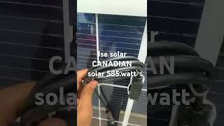 Our new CANADIAN solar stock 585wattcoming soon all JALEEL solar system and inverter HOUSE [upl. by Perice686]