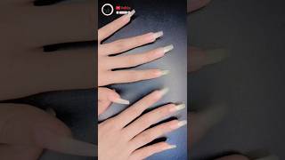 Ive cut my nails 🥲  longnails nails nailtutorial ytshorts shortvideo shortsvideo [upl. by Savinirs847]