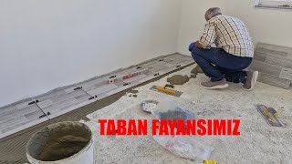 YENİ EVİMİZİN TABAN KALEBODURLARINI DÖŞEMEYE BAŞLADIK [upl. by Ferguson]