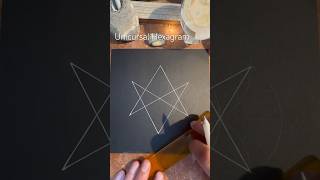 How to draw the Unicursal Hexagram using the Seed of Life Fast [upl. by Sikleb]