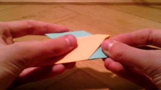 Origami Stern basteln  Origami Ring falten [upl. by Anilet149]