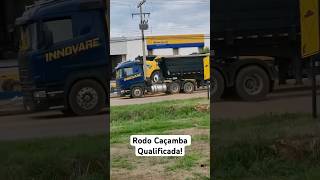 Rodo Caçamba Qualificada caminhao scania rodocaçamba shorts viralvideo viralshorts brasil [upl. by Haggerty]