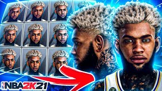 NEW BEST FACE CREATION IN NBA 2K21 COMP STAGE FACE CREATION [upl. by Manoop92]