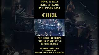 Rock amp Roll Hall of Fame Induction 2024  Cher  If I Could Turn Back Time pt 4 shorts cher rock [upl. by Guadalupe799]