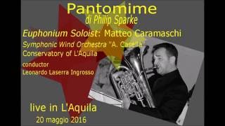 Pantomime di Philip Sparke  euphium solista Matteo Caramaschi [upl. by Yarvis]