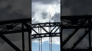 Sydney Harbour Bridge Views from a Cruise amp Bridge Climbers in Action sydney [upl. by Rather]