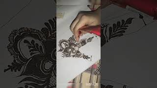 Index finger khafif henna 😱😱 must trykhafifmehndidesign hennatattomehendiart trendingviralvideo [upl. by Nesahc]