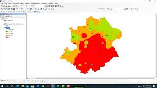 DRASTIC model with ArcGIS  Groundwater vulnerability assessment an overly and index method [upl. by Briney]