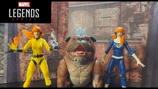 Marvel Legends Crystal And Lockjaw 2 Pack Unboxing And Review [upl. by Rebah997]