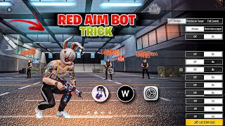 UMP  AIM BOT TRICK  ⚙️  RED NUMBER SMG TRICK FREE FIRE [upl. by Renata]