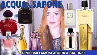 PROFUMI dupe famosi da ACQUA amp SAPONE 🤩Profumi equivalenti copie di fragranze note uomo e donna [upl. by Carmelina198]