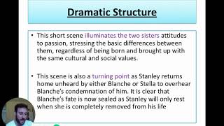 A Streetcar Named Desire  Scene 4 analysis [upl. by Odraleba]