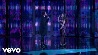 The Weeknd amp Ariana Grande – Save Your Tears Live on The 2021 iHeart Radio Music Awards [upl. by Tebzil]