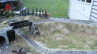 O Gauge 4 x 8 Layout for maximum Train Action [upl. by Aznarepse119]