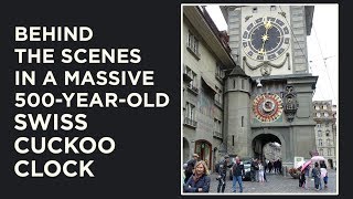 Behind the Scenes in a Massive 500YearOld Swiss Cuckoo Clock [upl. by Aielam31]