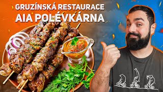 ZÁHADY Gruzínské Kuchyně v restauraci AIA Polévkárna [upl. by Ibrad]