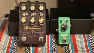 quotTS and Marshall are a great combinationquot Universal Audio Lion 68  Ibanez TS Mini Demo Music [upl. by Lancelle760]