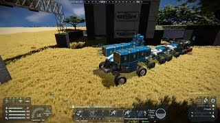 Trying to drive a road train Space Engineers VOD 3 [upl. by Freeland304]