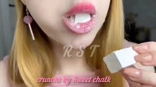 sawn chalk with water asmr editsSweetChalk [upl. by Ysus]